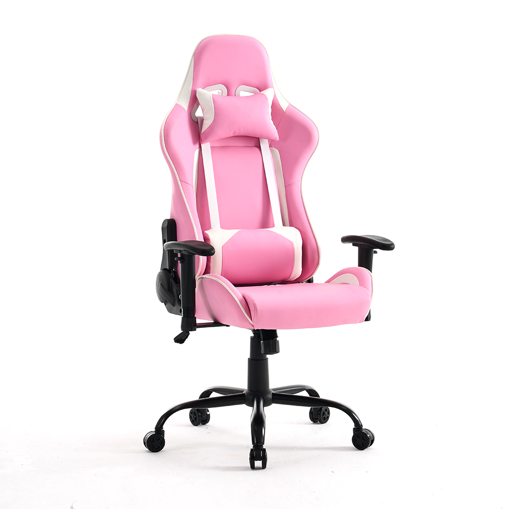 5002 PC Gaming Chair Office Chair With Headrest And Back Cushion